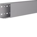 Slotted panel trunking made of PVC LKG 50x100mm stone grey