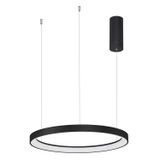 2700K Triac Dimmable Sandy Black Aluminium   & Acrylic  LED 38 Watt 230 Volt  2175Lm IP20   D: 48 H: 150 cm Adjustable Height