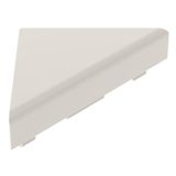 TRI ES350350 rws  End part, for corner channel, pure white Polyvinyl chloride