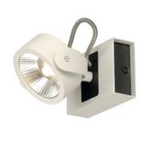 KALU LED 1 Wall and Ceiling luminaire,white/black,3000K,60ø