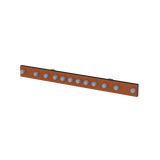 QR8HP2010 Horizontal PE busbar, 20 mm x 800 mm x 10 mm