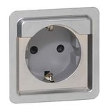 Socket outlet Soliroc - German - 2P + E - screw terminals - no cover - IP 20