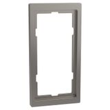 D-Life frame, 2-way for razor socket, nickel metallic