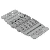 Mounting carrier with strain relief, 5-way, screw mounting