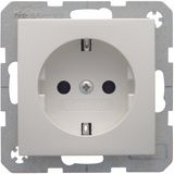 SCHUKO socket outlet, S.1/B.3/B.7, polar white matt