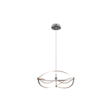 Charivari LED pendant brushed steel