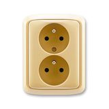 5512A-2349 D Socket outlet double, earthing pin