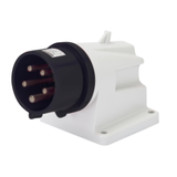 90° ANGLED SURFACE MOUNTING INLET - IP44 - 3P+E 16A 480-500V 50/60HZ - BLACK - 7H - SCREW WIRING