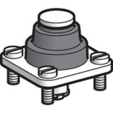 Limit switch head, Limit switches XC Standard, ZC1AC, end plunger