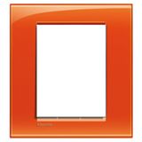 LL - cover plate 3+3P deep orange