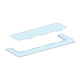 CUT-OUT METAL PLATE + PLASTIC INTERFACE PRISMA PACK 160 IP30