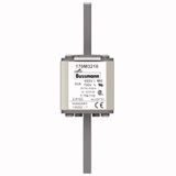 Fuse-link, high speed, 63 A, AC 690 V, compact DIN 1, 45 x 58 x 134 mm, aR, DIN, IEC, single indicator, 80 mm centres