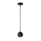 Lucide FAVORI - Pendant light - Ø 9 cm - 1xGU10 - Black