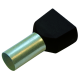 Twin ferrule 1.5/12 black