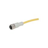 Connection cable 4 pole, DC, flat/open, 10m