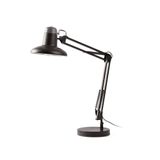 SNAP DARK GREY READING LAMP 1XE27 15W