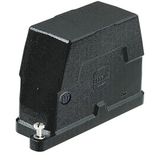 Han 16HPR Hood Side Entry M40 Screw Lock