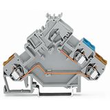 2-conductor actuator terminal block with colored conductor entries 2.5