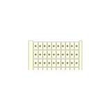 TERMINAL BLOCK MARKERS, RC510, PRE-PRINTED, '+' SIGN, (X100) HORIZONTAL, WHITE