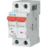 Miniature circuit breaker (MCB), 10 A, 2p, characteristic: C, DC