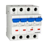 Miniature Circuit Breaker (MCB) C, 25A, 4-pole, 40ø C, 10kA