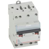 DX³6000 10kA high inlet and low outlet screw circuit breaker 4P 400~ - 6A - D curve - for optimized HX³ comb