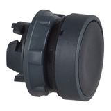 Head for non illuminated push button, Harmony XB5, XB4, black flush pushbutton Ø22 mm unmarked