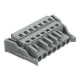 1-conductor female connector CAGE CLAMP® 2.5 mm² gray