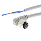 Sensor cable, M12 right-angle socket (female), 4-poles, 2-wires (3 - 4 XS2F0558F