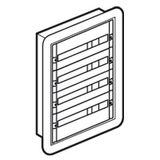 Fully modular flush mounting cabinet XL³ 160 - ready to use - 4 rows - 96 mod