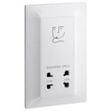 Belanko S 2G VERTICAL SHAVER SOCKET WH