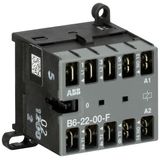 B6-22-00-F-01 Mini Contactor 24 V AC - 2 NO - 2 NC - Flat-Pin Connections
