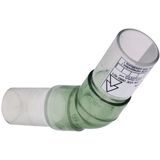 Angled intake tube 135°, D=40/L=100mm for MS dry cleaning set -36kV