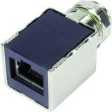 Adapter M12 RJ45 Cat 5a straight