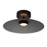 Lucide MENGA - Ceiling - Ø 40 cm - LED Dimb. - 1x12W 2700K - Smoked