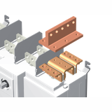 T piece connection for copper bar 2000-2500A top or bottom