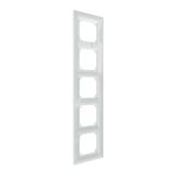 Real glass frame 5-fold crystal white M-Plan