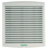 ClimaSys forced vent. IP54, 38m3/h, 230V, with outlet grille and filter G2