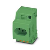 Socket Phoenix Contact EO-N/PT/GN 250V 10A IP20