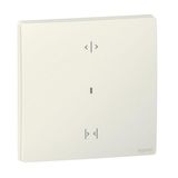 Wireless curtain/roller blind switch 1gang Mallia Senses - white