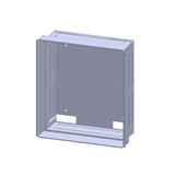 Wall box, 2 unit-wide, 12 Modul heights