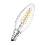 LED Retrofit CLASSIC B 4W 827 Clear E14