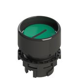 Protected green luminous button with marking E2 1PL2P421L2