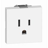 L.NOW - US SHIELDED SOCKET 2P+E 1M WHITE