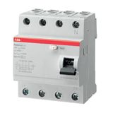 FH204 AC-63/0.03 Residual Current Circuit Breaker 4P AC type 30 mA