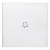 Axial button 2M bell symbol white