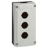 Osmoz control station to be equipped - IP 66 - IK 07 - 3 holes - grey