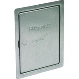Inspection door St/tZn with snap lock external dimension 230x180mm