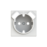 8588.3 BB Cover Schuko+USB chargers White - Sky Niessen