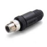 Field assembly connector, M12 straight plug (male), 5-poles, A coded,